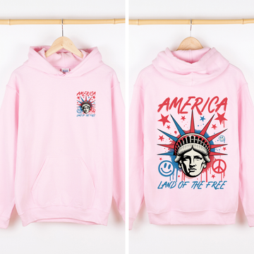 America, Land of the Free, 4th of July, Statue of Liberty Sweatshirt
