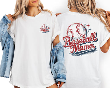 Baseball Mama We The People 250th Anniversary Patriotic USA Heritage Comfort Colors Tee