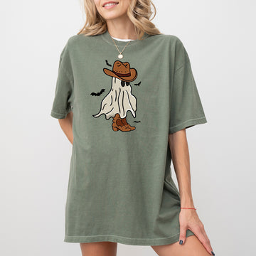 Mini Cowboy Ghost, Witch, Aesthetic, Funny, Meme, Halloween, Spooky, Costume, Tshirt Comfort Colors T-Shirt