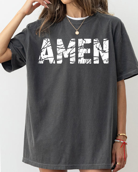 Amen, Christian, Jesus, Vintage, Western, Witch, Aesthetic, Meme, Halloween, Costume, Tshirt