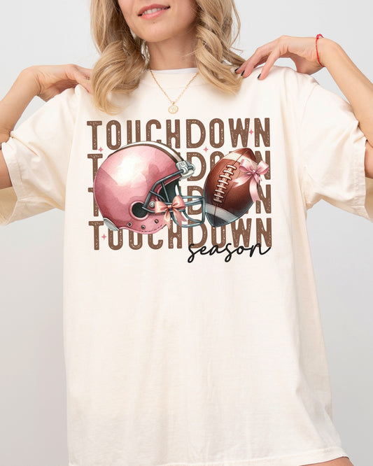 Touchdown Football, Skeleton, Ghost, Vintage, Western, Witch, Aesthetic, Meme, Halloween, Costume, Tshirt