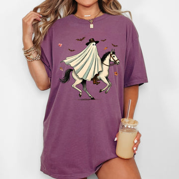 Cowboy Ghost Riding Horse, Western, Witch, Aesthetic, Meme, Halloween, Costume, Tshirt Comfort Colors T-Shirt