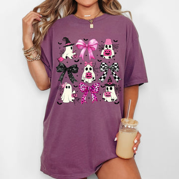 Coquette, Bow, Cowboy Ghost, Vintage, Western, Witch, Aesthetic, Meme, Halloween, Costume, Tshirt Comfort Colors T-Shirt