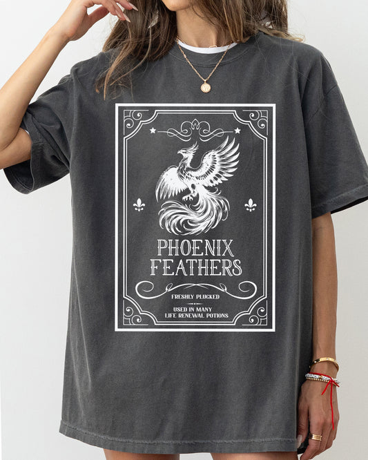 Phoenix Feathers, Vintage, Western, Witch, Aesthetic, Meme, Halloween, Costume, Tshirt