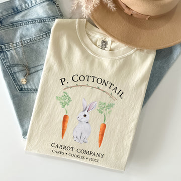 Peter Cottontail Carrot Company, Retro Farm Sign, Easter Comfort Colors Tshirt