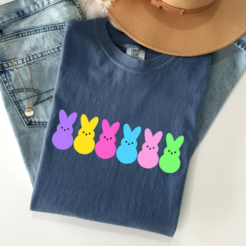 Retro Peeps, Easter Candy, Rabbit, Bunny Comfort Colors Tshirt