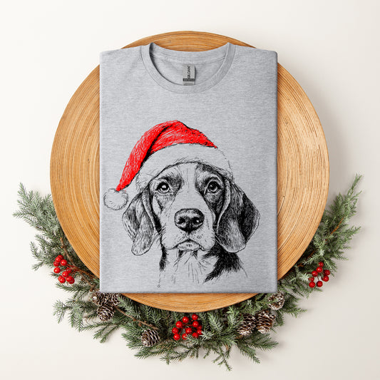 Beagle, Santa, Dog, Christmas, Dog Lover, Pet, T-Shirt