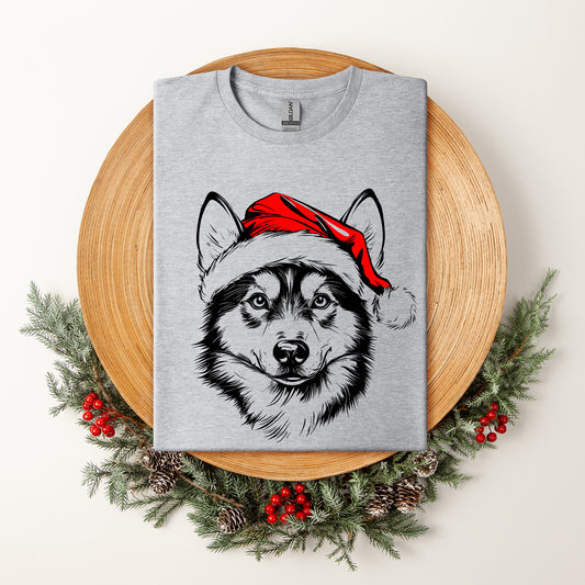 Husky, Santa, Dog, Christmas, Dog Lover, Pet T-Shirt