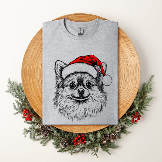 Pomeranian, Santa, Dog, Christmas, Dog Lover, Pet T-Shirt