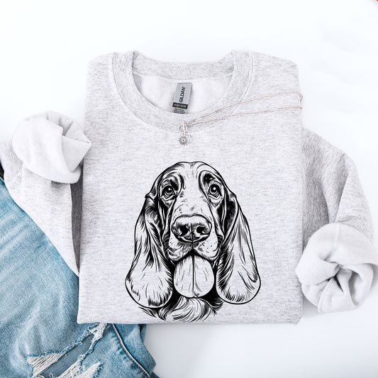 Basset Hound, Pet, Dog Breed Sweatshirt