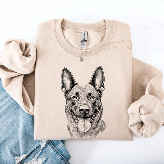 Belgian Malinois, Pet, Dog Breed Sweatshirt