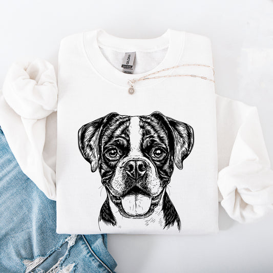 Boxer, Pet, Dog Breed Sweatshirt