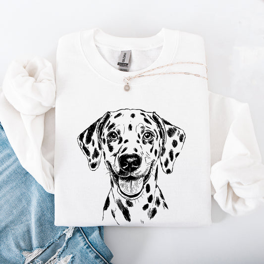 Dalmatian, Pet, Dog Breed Sweatshirt