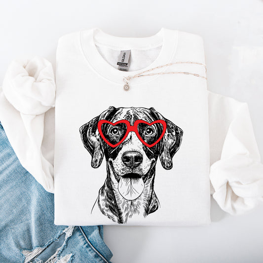 German Shorthaired, Pet, Dog Breed, Valentine's Sweatshirt