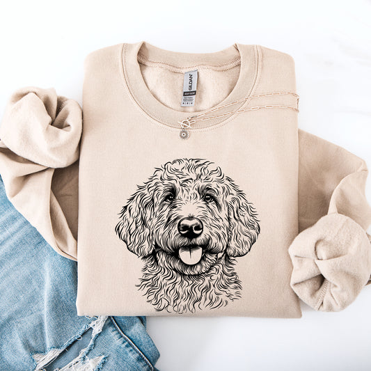 Goldendoodle, Pet, Dog Breed Sweatshirt