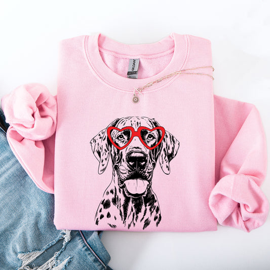 Great Dane, Pet, Dog Breed, Valentine's Sweatshirt