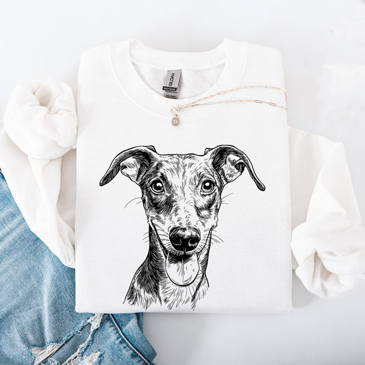 Grey Hound, Pet, Dog Breed Sweatshirt