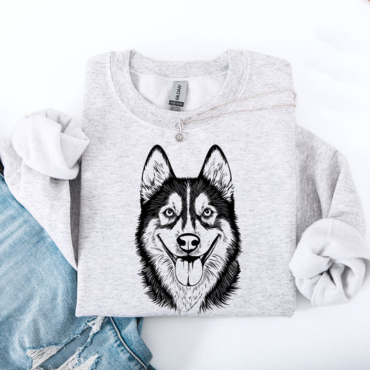 Husky, Pet, Dog Breed Sweatshirt