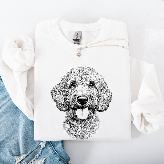 Labradoodle, Pet, Dog Breed Sweatshirt