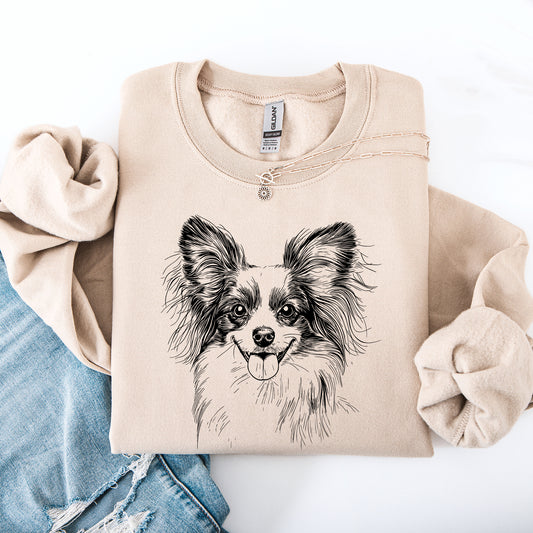 Papillon, Pet, Dog Breed Sweatshirt