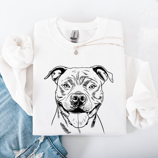 Pitbull, Pet, Dog Breed Sweatshirt