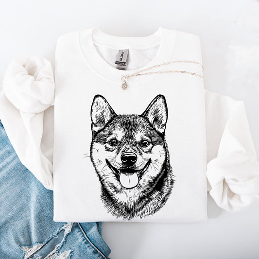 Shiba Inu, Pet, Dog Breed Sweatshirt