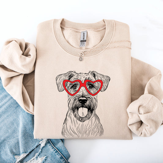 Wheaten Terrier, Pet, Dog Breed, Valentine's Sweatshirt