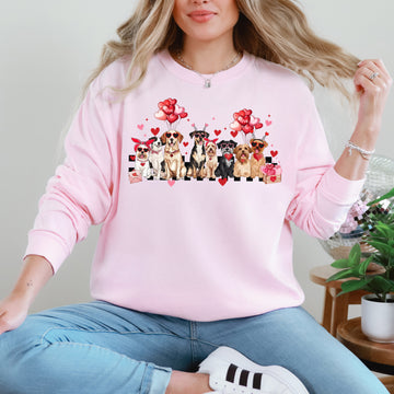 Valentine's Dogs, Animal Lover, Dog Breeds, Valentine's Day, Love Sweatshirt
