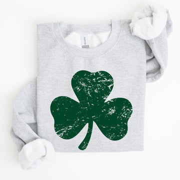 Shamrock, Clover, Lucky, Retro, Lucky, Irish, Lucky Charm, St Patrick's Day Sweatshirt