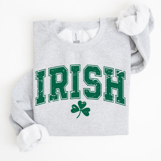 Irish, Lucky, St. Paddy's Day, Clover, Shamrock, Lucky Charm, St Patrick's Day Sweatshirt