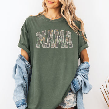 Camo Mama, Mother's Day, Mom Gift, Camouflage, Hunting, Outdoors, Comfort Colors T-Shirt