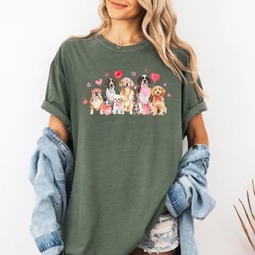 Valentine's Day Dogs, Adorable, Love, Comfort Colors T-Shirt