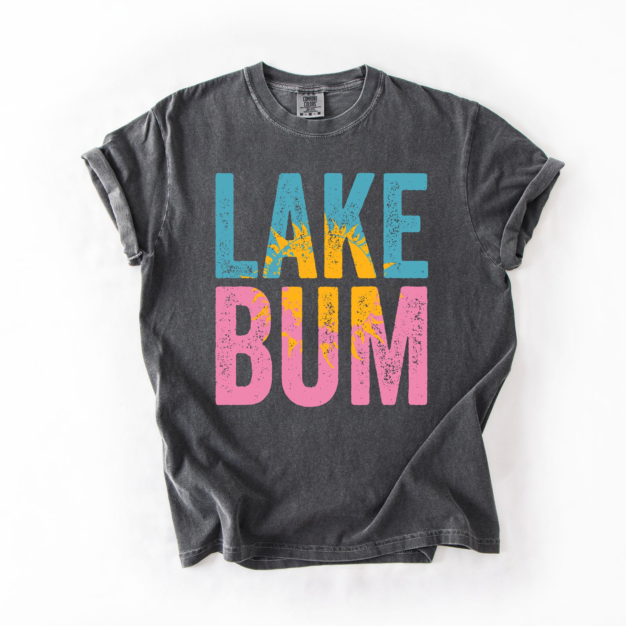 camping bum Lake Bum, Boat, Lake Life, Camping, Outdoor, Nature, Travel, Comfort Colors T-Shirt
