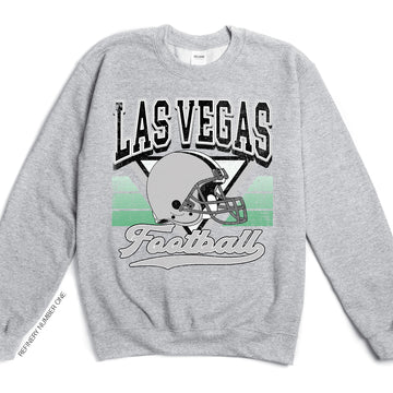 Las Vegas Football Vintage Two-Sided Reversible Fleece Classic Stadium Edition Sweatshirt