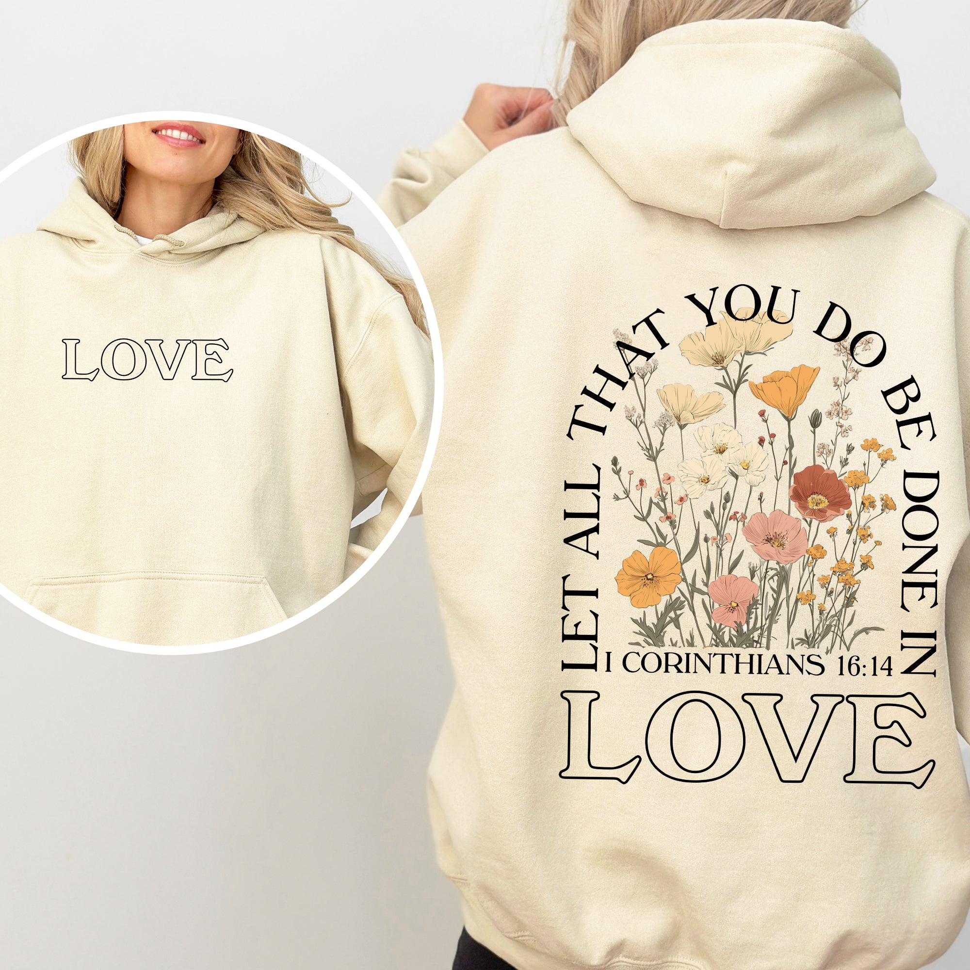 Let All That You Do, Be Done In Love Hoodie | Refinery Number One Let All That You Do, Be Done In Love Hoodie | Refinery Number One