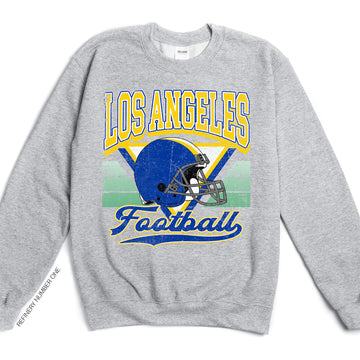 Los Angeles Football Vintage Game Day Reversible Fleece Nostalgia Edition Sweatshirt