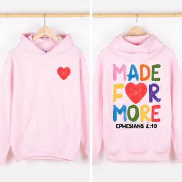 Made For Love, Ephesians, Gospel, Faith, Christian Hooded Sweatshirt
