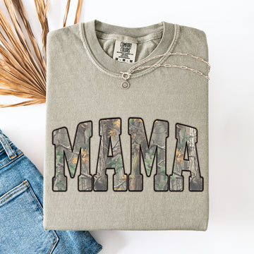 Mama, Camo, Camouflaged, Mother's Day, Classic Comfort Colors T-Shirt