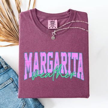 Margarita Weather Beach Ready, Vacation, Sunshine, Summer Fun Comfort Colors T-Shirt