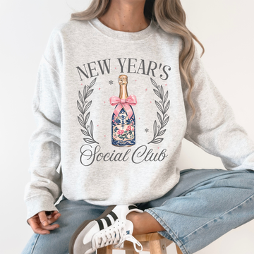 New Years Eve Social Club, Party, Champagne, 2026 Sweatshirt