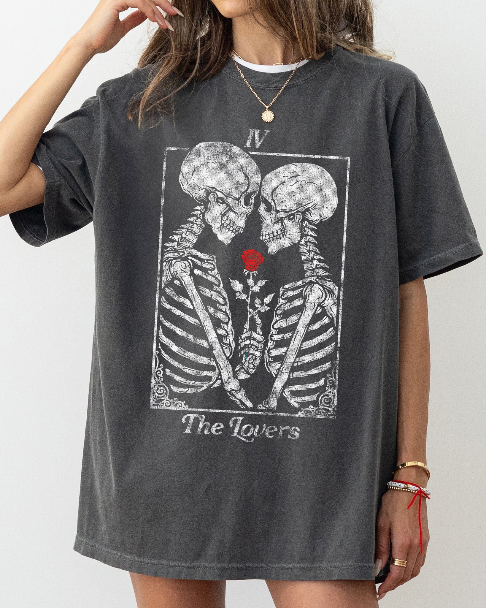 The Lovers, Skeleton, Ghost, Funny, Witch, Aesthetic, Meme, Halloween, Spooky, Costume, Tshirt Comfort Colors T-Shirt