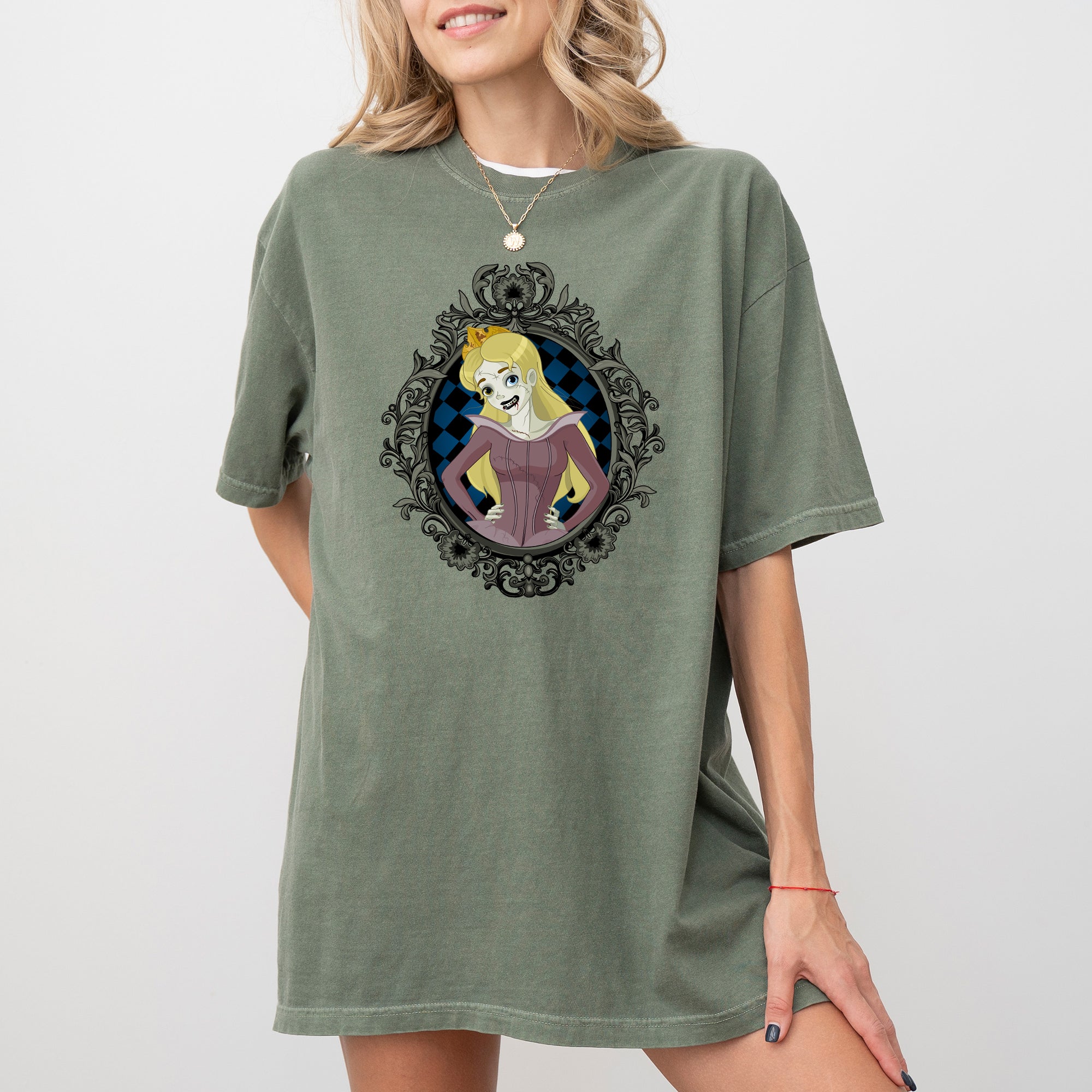 Sleeping Beauty, Princess, Skeleton, Funny, Witch, Aesthetic, Meme, Halloween, Spooky, Costume, Tshirt Comfort Colors T-Shirt