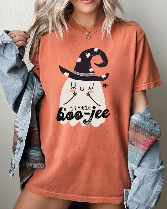 Boo-Jee, Ghost, Spooky, Skeleton, Funny, Witch, Aesthetic, Meme, Halloween, Costume, Tshirt