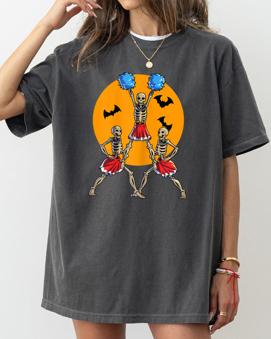 Cheerleader Skeleton, Ghost, Spooky, Funny, Witch, Aesthetic, Meme, Halloween, Costume, Tshirt