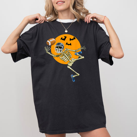 American Football, Skeleton, Spooky, Funny, Witch, Aesthetic, Meme, Halloween, Costume, Tshirt