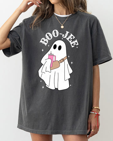 Boo-Jee Ghost, Skeleton, Spooky, Funny, Witch, Aesthetic, Meme, Halloween, Costume, Tshirt Comfort Colors T-Shirt