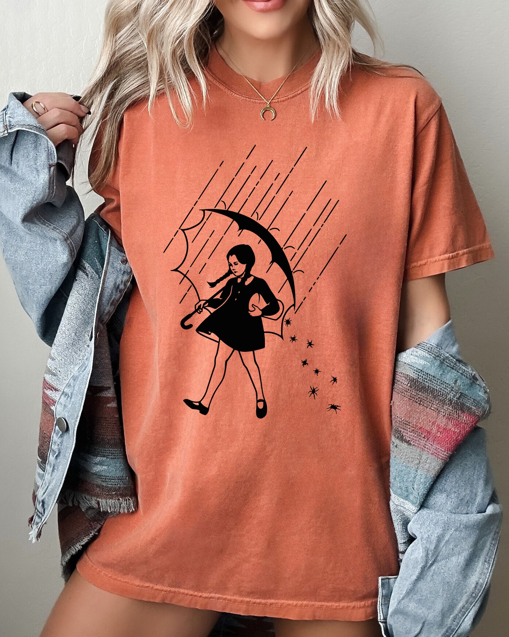 Wednesday, Skeleton, Ghost, Witch, Skull, Funny, Spooky, Aesthetic, Meme, Halloween, Costume, Tshirt Comfort Colors T-Shirt