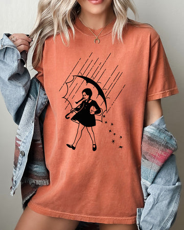 Wednesday, Skeleton, Ghost, Witch, Skull, Funny, Spooky, Aesthetic, Meme, Halloween, Costume, Tshirt Comfort Colors T-Shirt