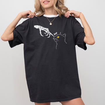 Boop Cat, Skeleton, Ghost, Witch, Skull, Spooky, Aesthetic, Meme, Halloween, Costume, Tshirt Comfort Colors T-Shirt