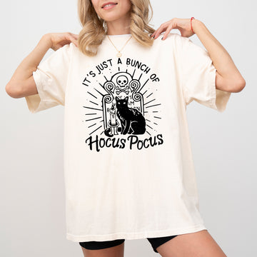 Hocus Pocus, Skeleton, Cat, Ghost, Witch, Skull, Spooky, Aesthetic, Meme, Halloween, Costume, Tshirt Comfort Colors T-Shirt